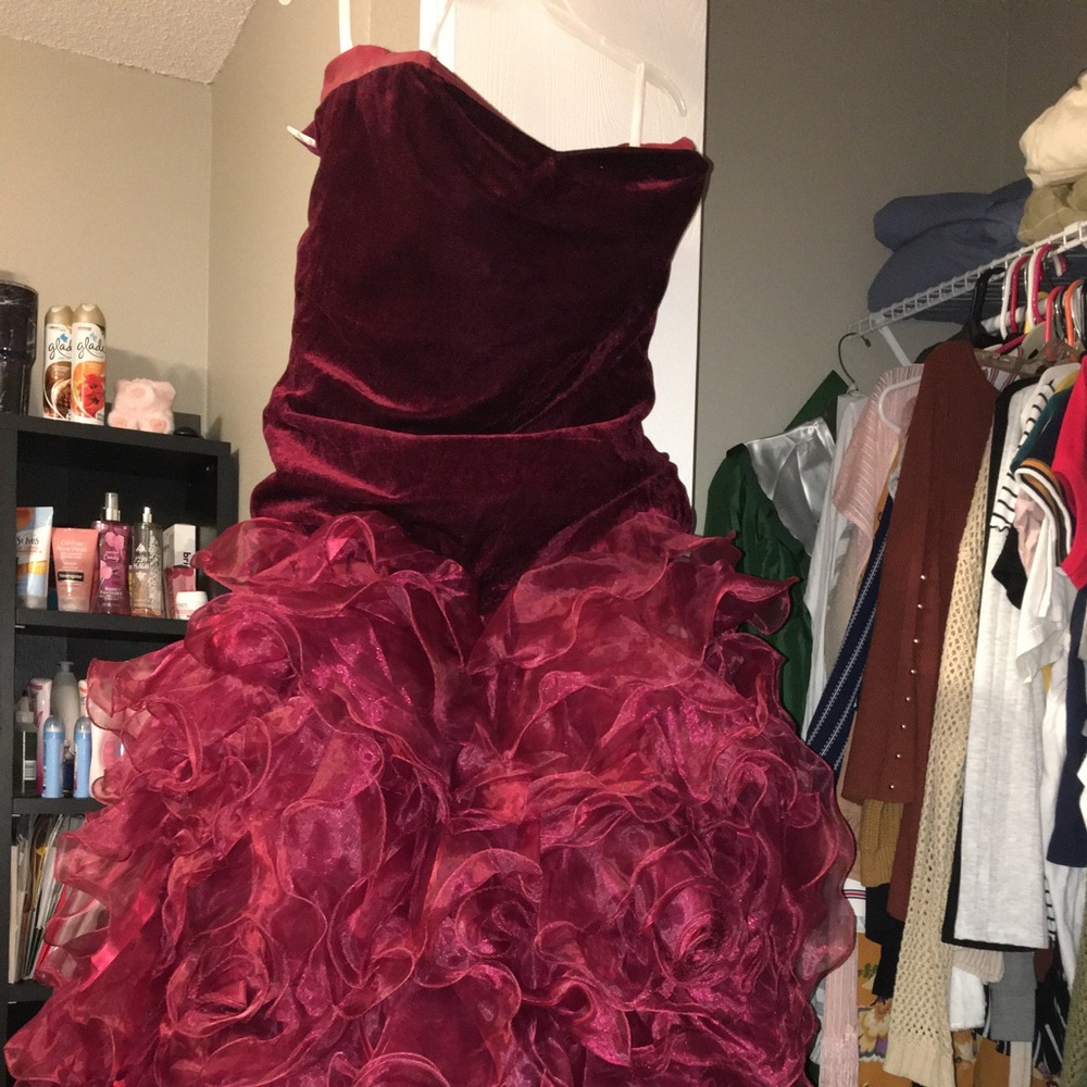 Strapless prom/ evening dress